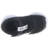 New Balance Black New Balance FreshFoam 578 Kids Bungee Lace Med Topp Rem