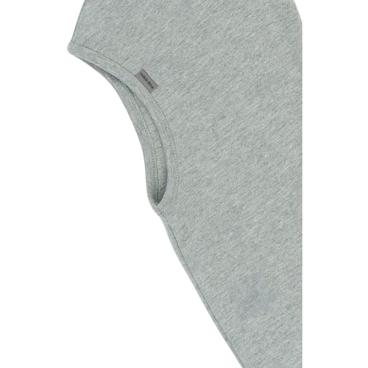 Mikk-Line Light Grey Melange Bomull Fullface