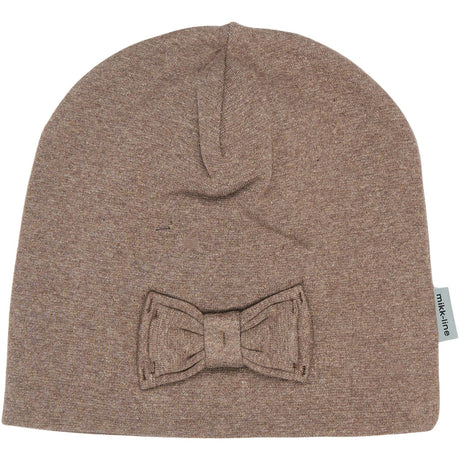 Mikk-Line Melange Denver Bomull Mössa - Rosett