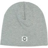 Mikk-Line Light Grey Melange Bomull Mössa - Solid