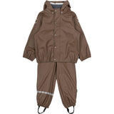 Mikk-Line Chocolate Chip Pu Rain Sett M/ Susp.