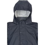 Mikk-Line Dark Navy Pu Rain Sett W/O Susp.