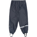 Mikk-Line Dark Navy Pu Rain Sett W/O Susp.