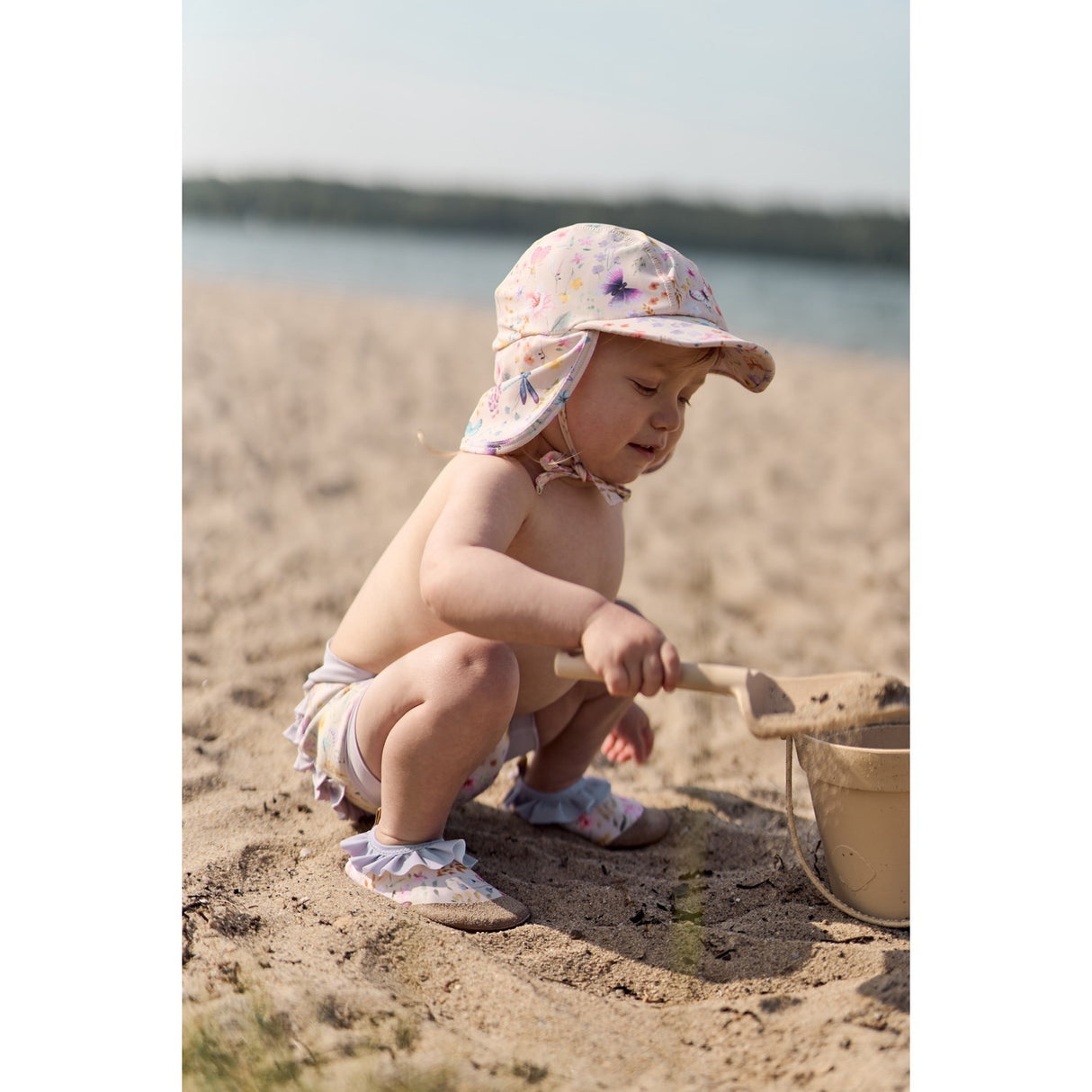 Mikk-Line Butterfly AOP Swim Baby Pant Frill AOP
