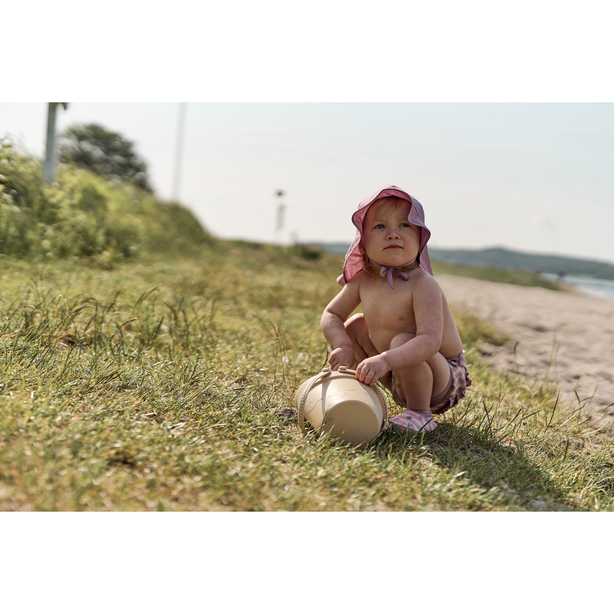 Mikk-Line Heart AOP Swim Baby Pant Frill AOP