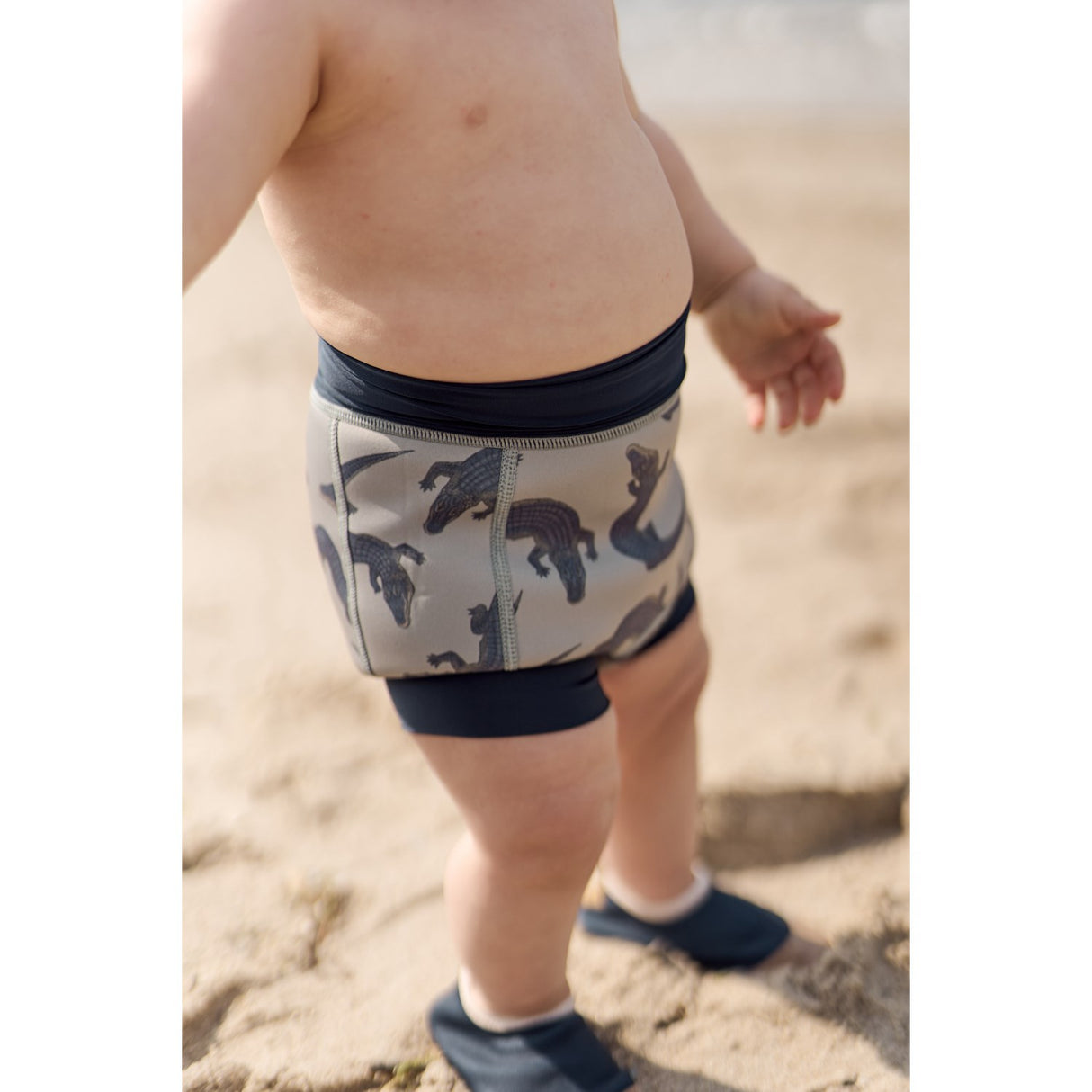 Mikk-Line Croco AOP Swim Baby Pant AOP