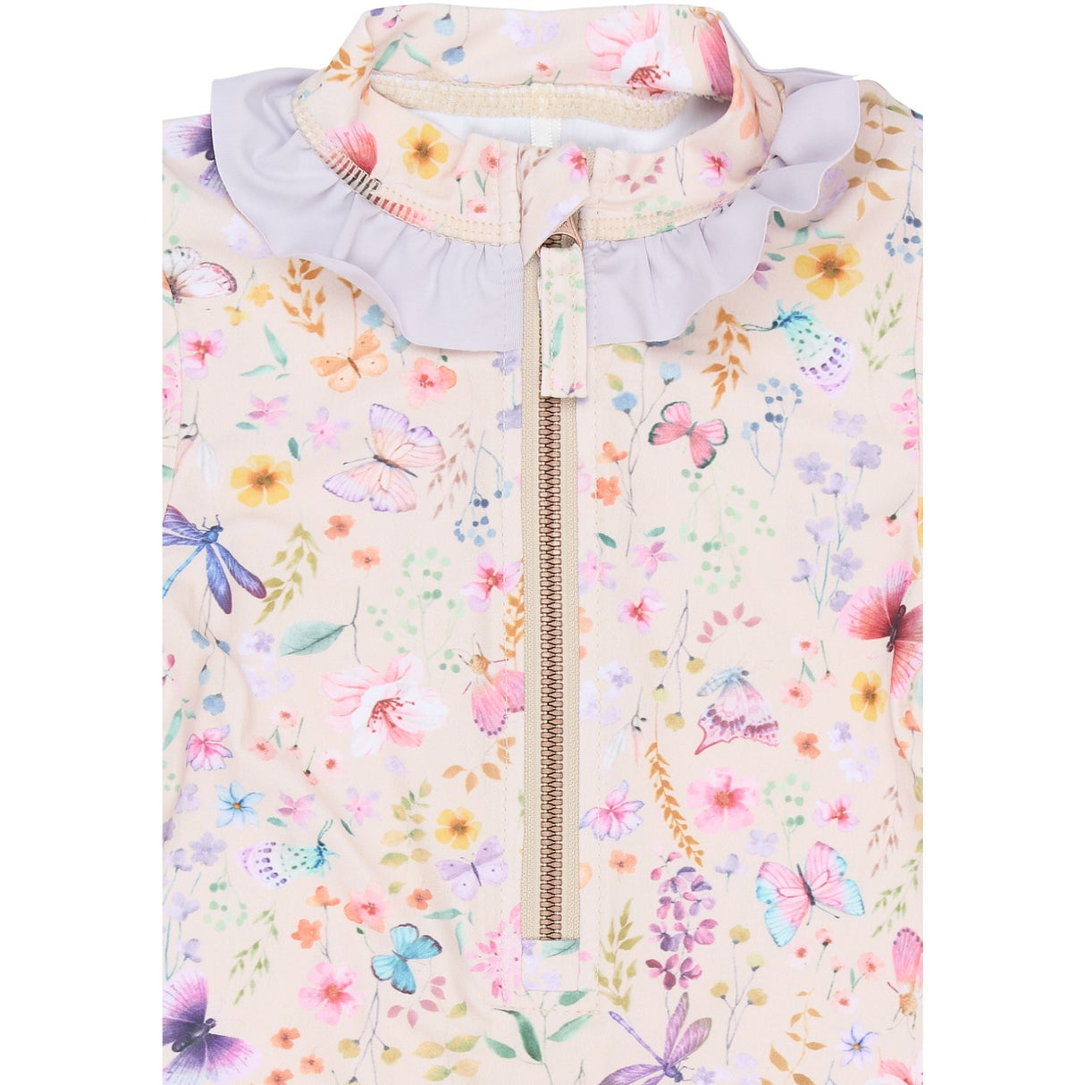 Mikk-Line Butterfly AOP Swim Dräkt Uv Frill AOP