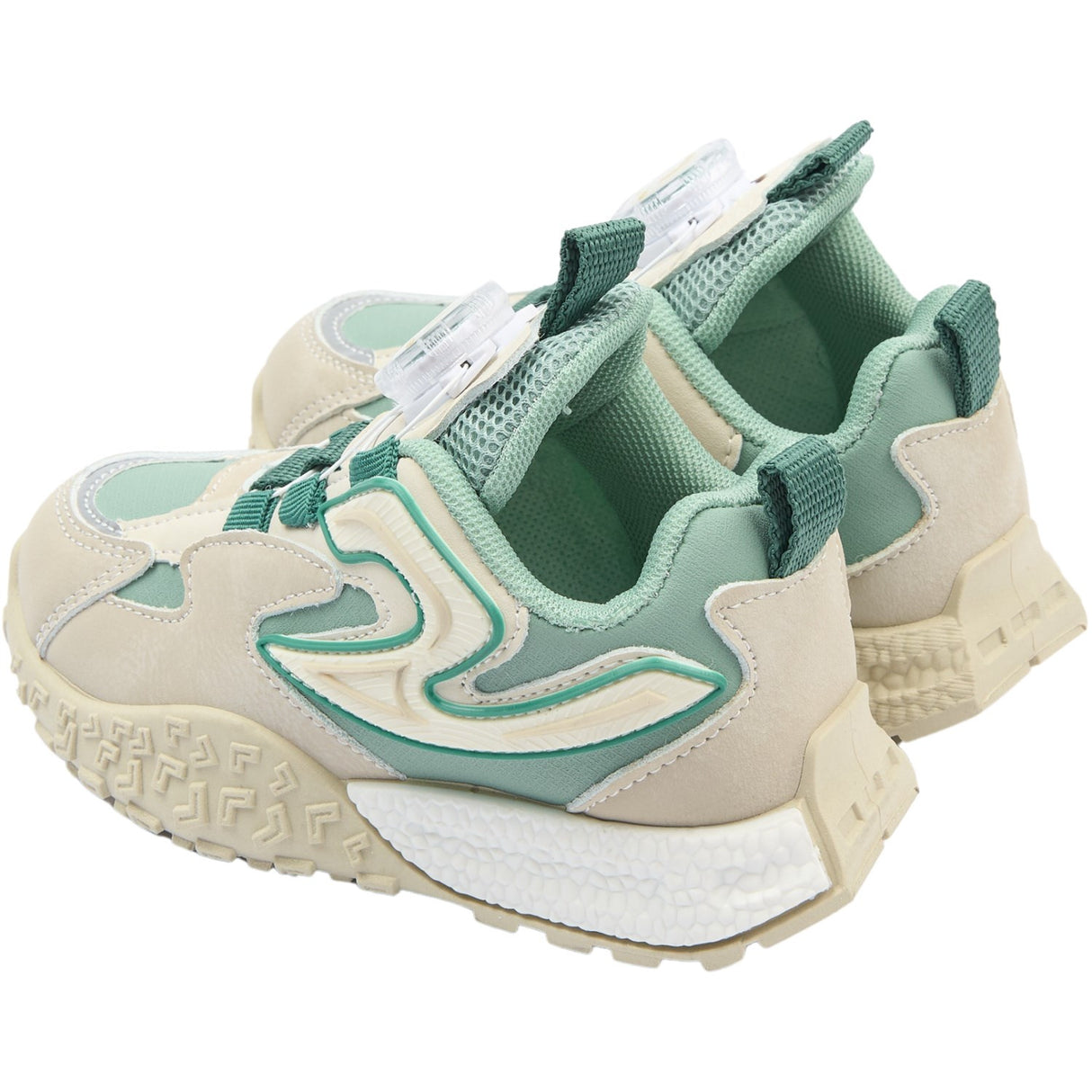 Mikk-Line Green Milieu Sneakers Med Spin