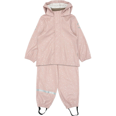 Mikk-Line Adobe Rose Pu Glitter Rain Sett