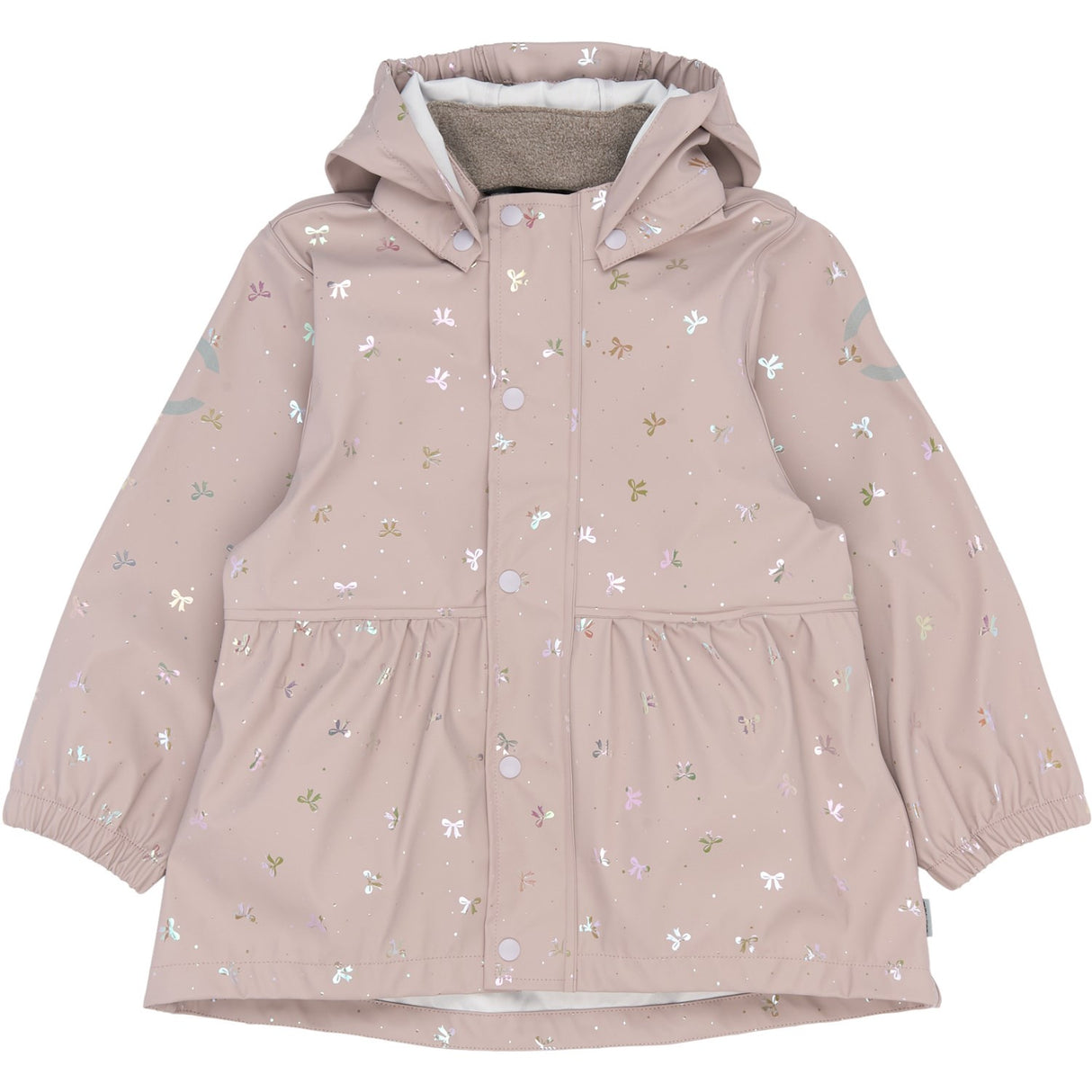 Mikk-Line Bow Foil AOP Pu Glitter Rain Sett
