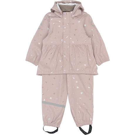 Mikk-Line Bow Foil AOP Pu Glitter Rain Sett