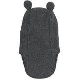 Mikk-Line Anthracite Melange Bomull Fleece Fullface Med Ears
