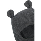 Mikk-Line Anthracite Melange Bomull Fleece Fullface Med Ears