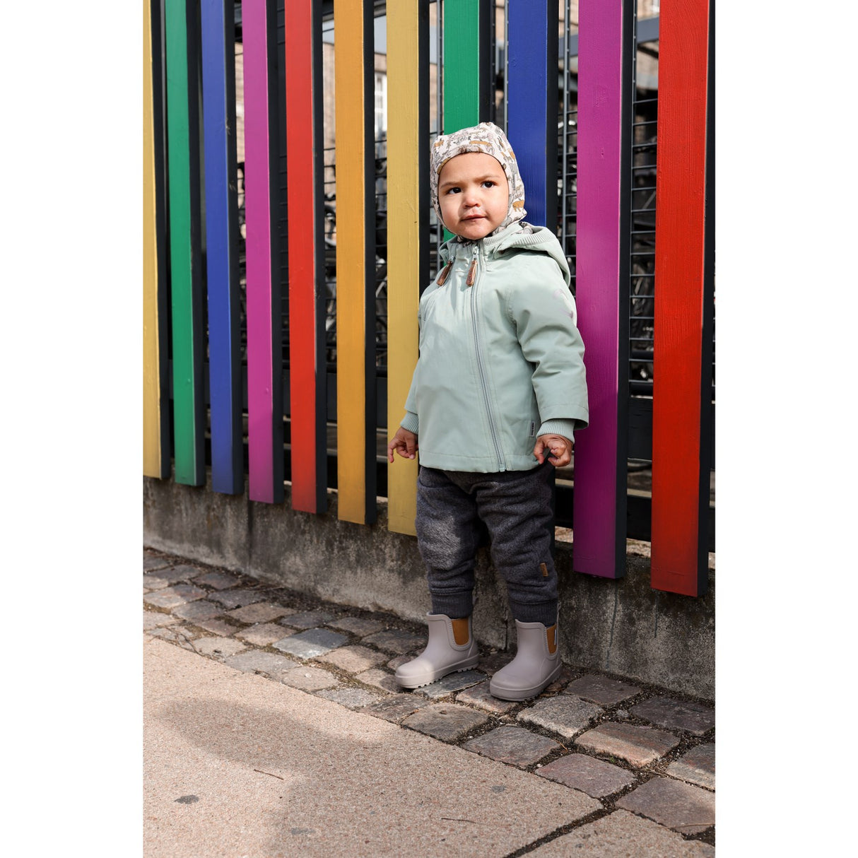 Mikk-Line Green Milieu Polyester Baby Jacka