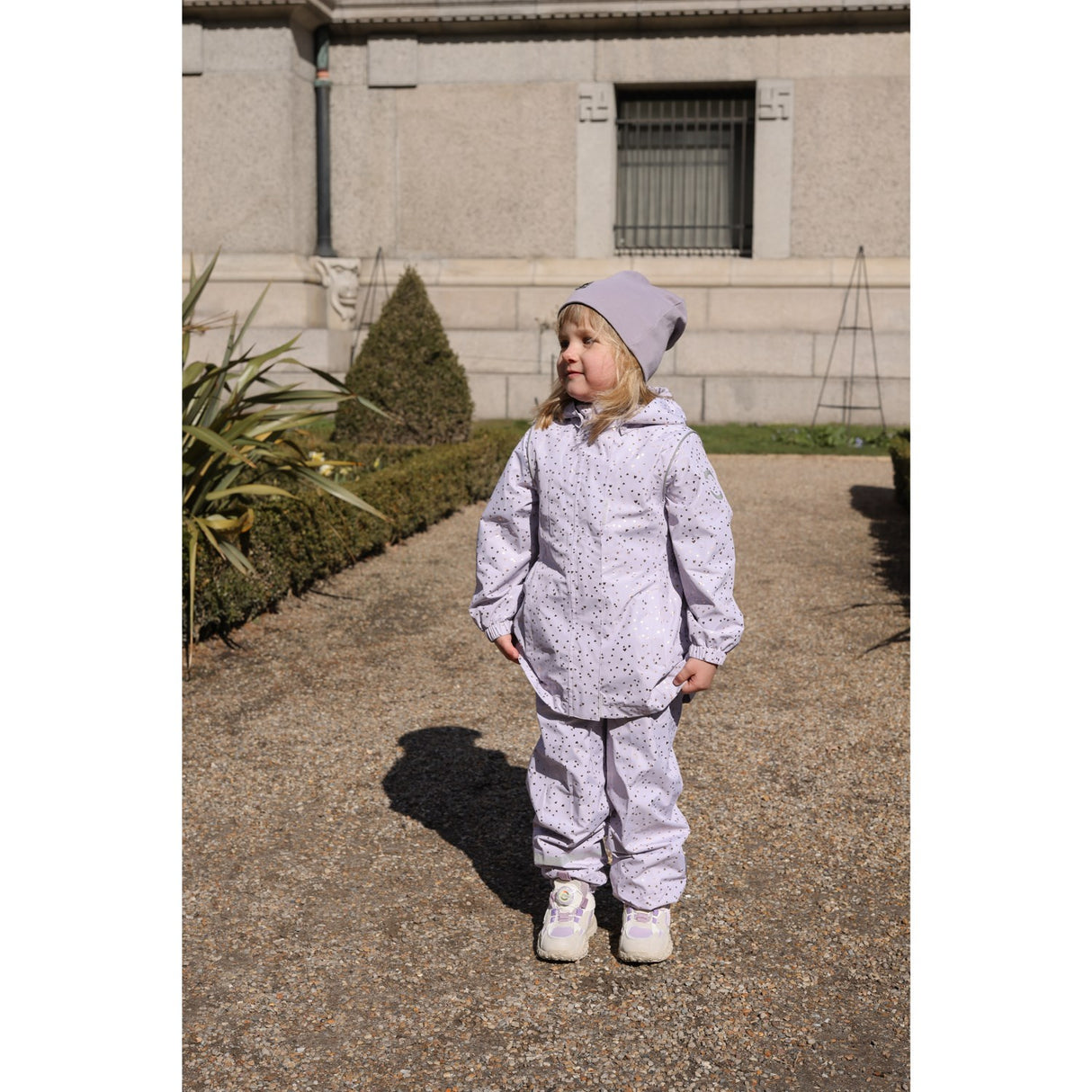 Mikk-Line Heart Sprinkle Foil AOP Shell Sett