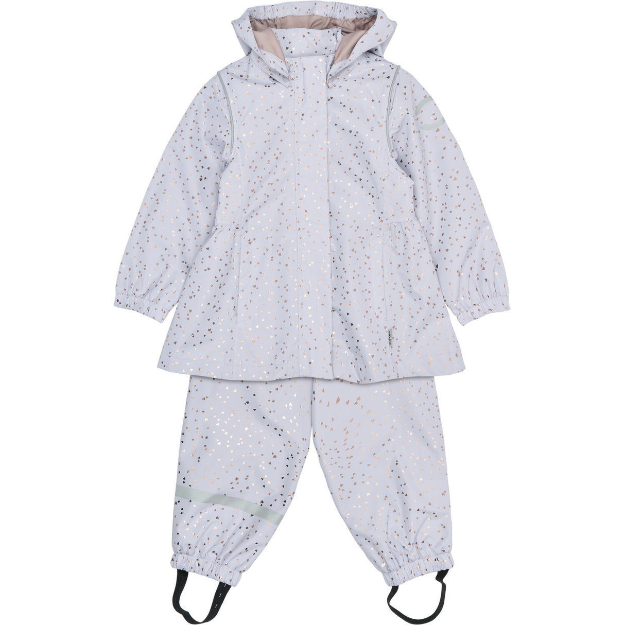 Mikk-Line Heart Sprinkle Foil AOP Shell Sett