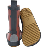 Mikk-Line Henna Gummistövlar Ladybug Barefoot