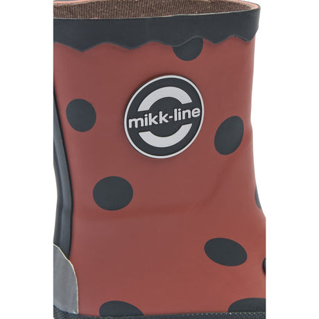 Mikk-Line Henna Gummistövlar Ladybug Barefoot