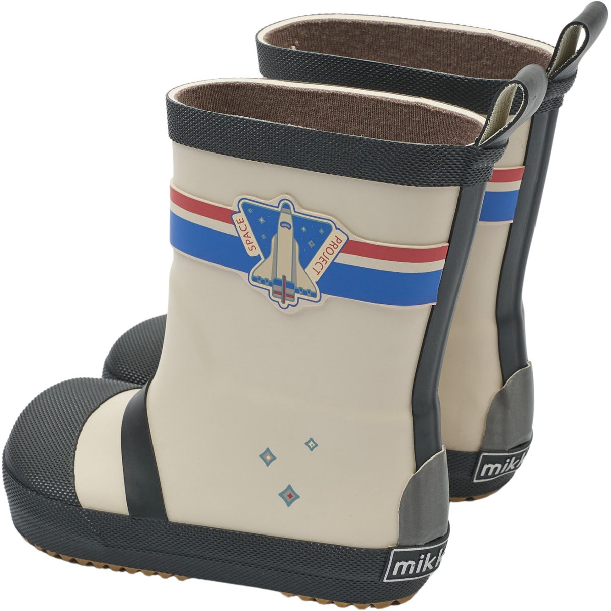 Mikk-Line Oyster Gray Gummistövlar Astronaut Barefoot