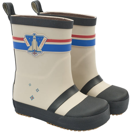 Mikk-Line Oyster Gray Gummistövlar Astronaut Barefoot