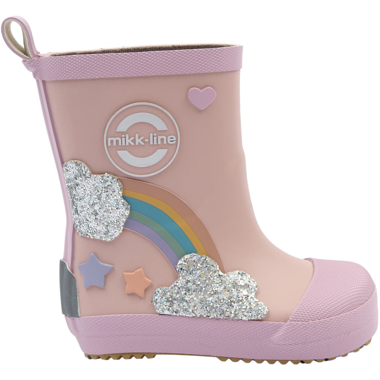 Mikk-Line Adobe Rose Gummistövlar Rainbow Patch Barefoot