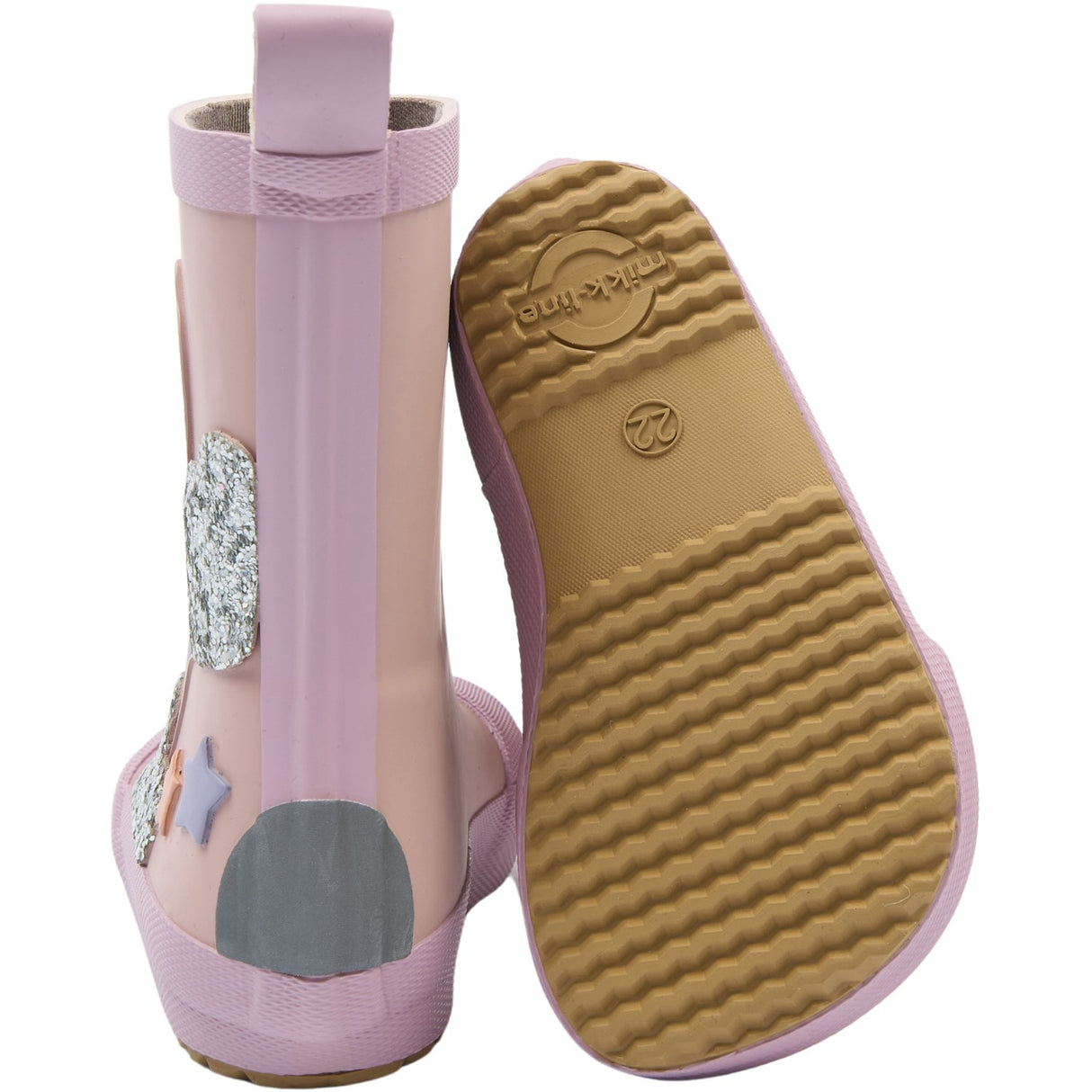 Mikk-Line Adobe Rose Gummistövlar Rainbow Patch Barefoot