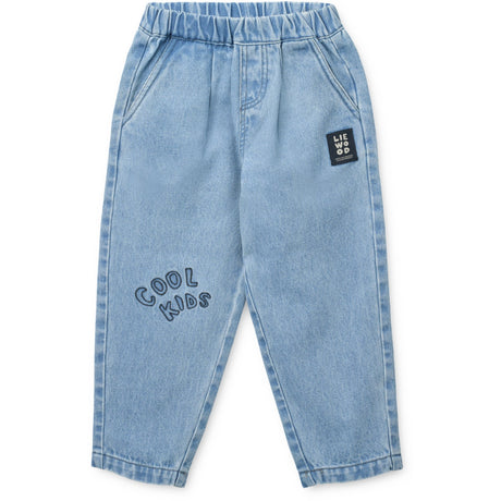 LIEWOOD Cool Kids / Light Blue Denim Borris Placement Denim Byxor