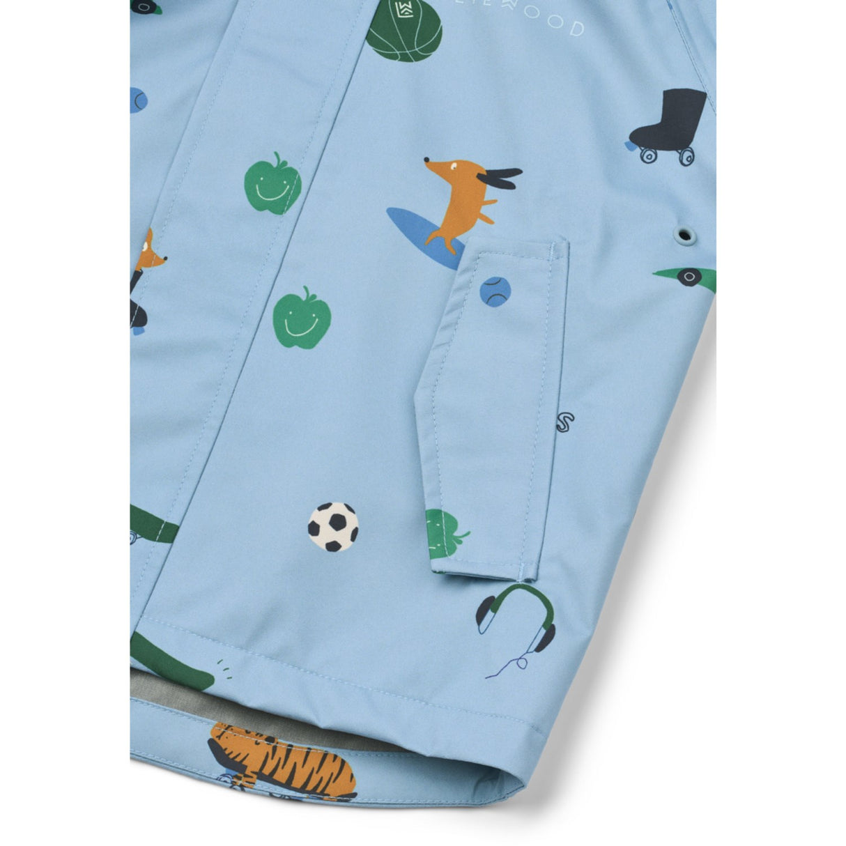 LIEWOOD Fun / Beach Blue Pedia Regnkläder Sett