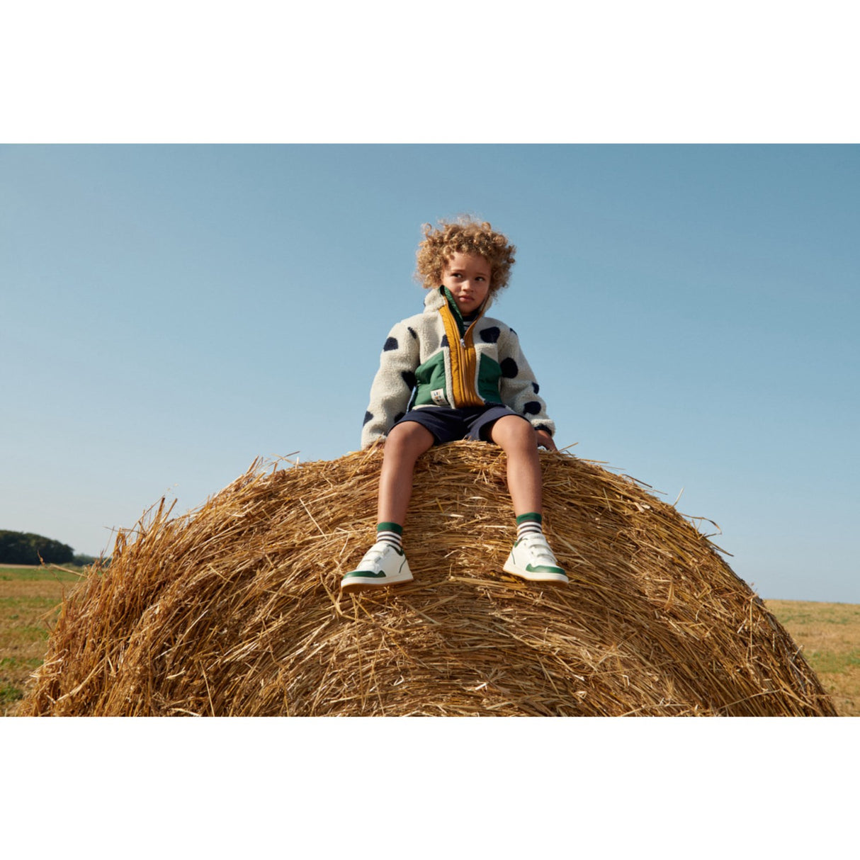 LIEWOOD Spot Dots / Mist Noam Pile Jacka