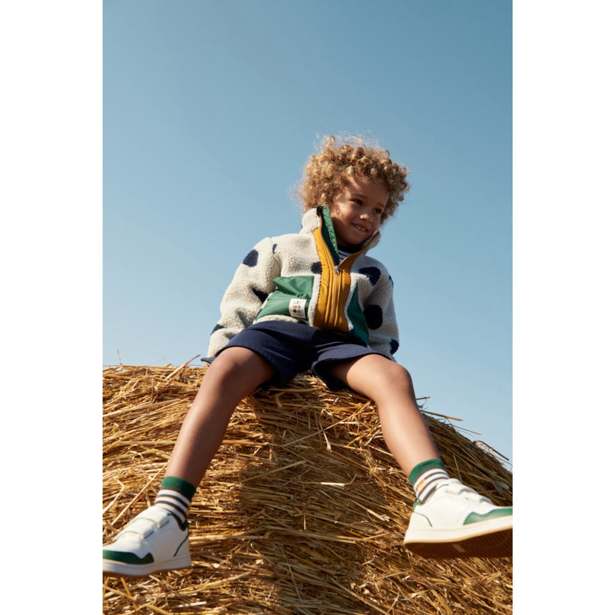 LIEWOOD Spot Dots / Mist Noam Pile Jacka