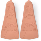 LIEWOOD Peach / Tuscany Rose Gustav Printed Swim Fins