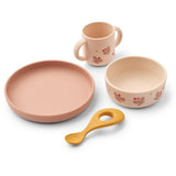 LIEWOOD Butterfly / Apple Blossom Vivi Printed Tableware Sett