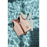 LIEWOOD Y/D Stripe Pale Tuscany / Creme De La Creme Dove Seersucker Swim Väst
