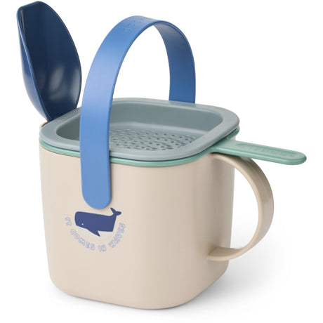 LIEWOOD Shark / Dove Blue Roald Sand Sett