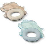 LIEWOOD Sandy / Dove Blue Rita Elephant Cooling Bitring 2-Pack