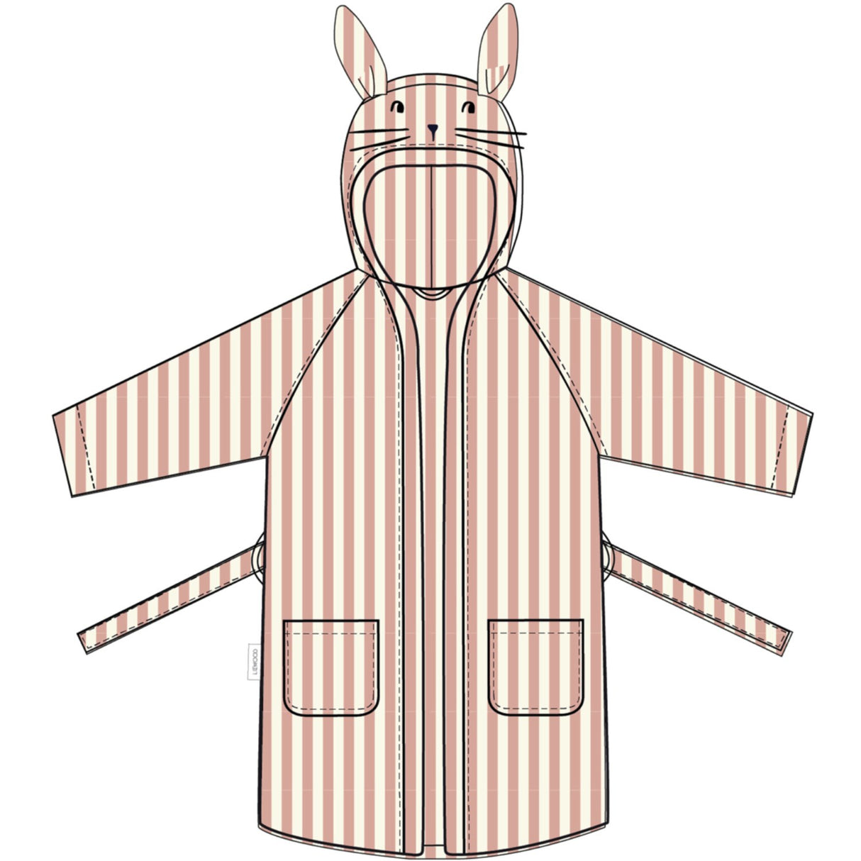 LIEWOOD Coral Blush / Creme De La Creme Stripe Lily  Badrock