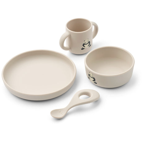 LIEWOOD Panda / Sandy Vivi Printed Tableware Sett