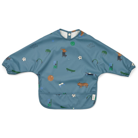 LIEWOOD Fun / Beach Blue Merle Printed Cape Haklapp