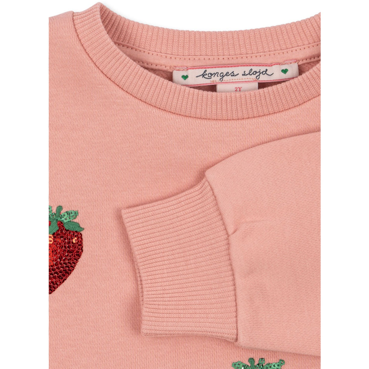 Konges Sløjd Mellow Rose Lou Paljet Sweat Skjorta Ocs