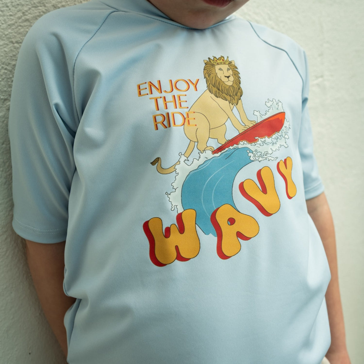 That's Mine Wavy Lion Sami Swim T-Shirt