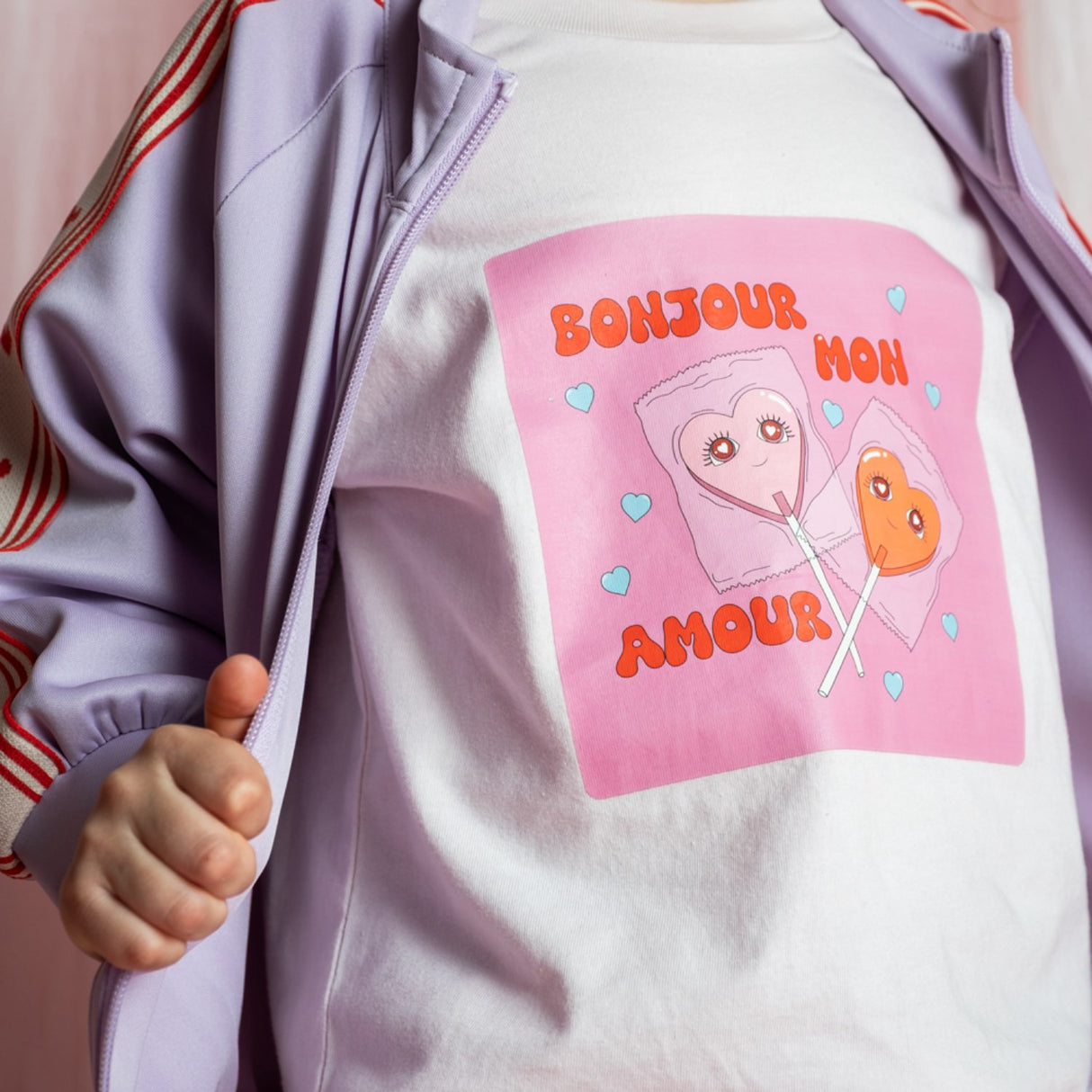 That's Mine Bonjour Mon Amour Vilde Oversized T-Shirt