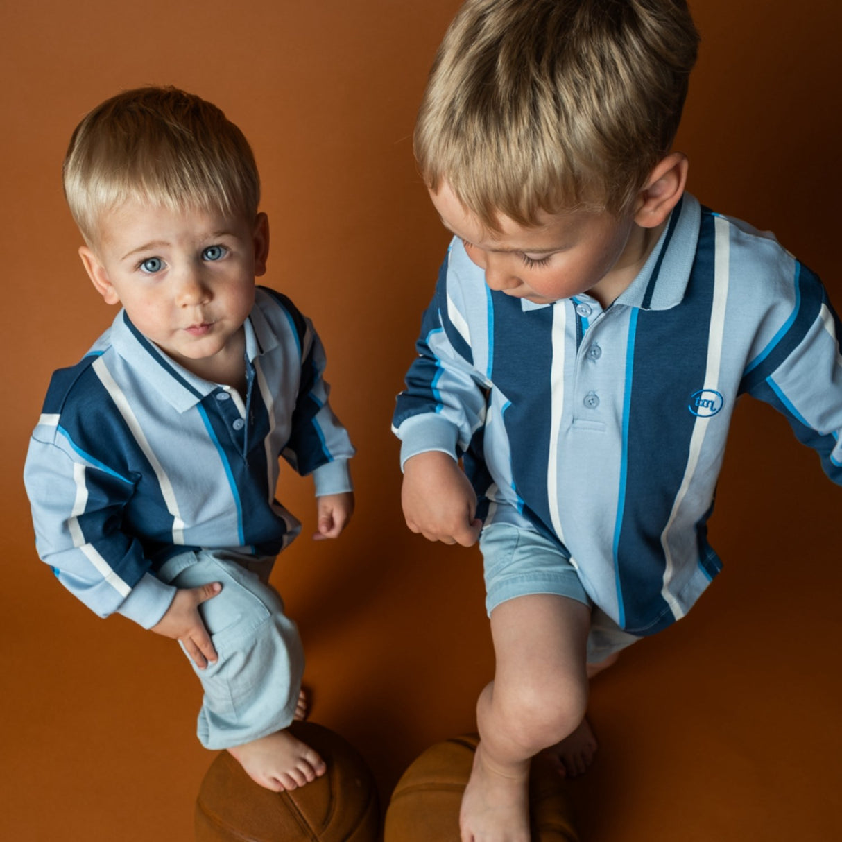 That's Mine Multi Stripe Victor Pikétröja Skjorta