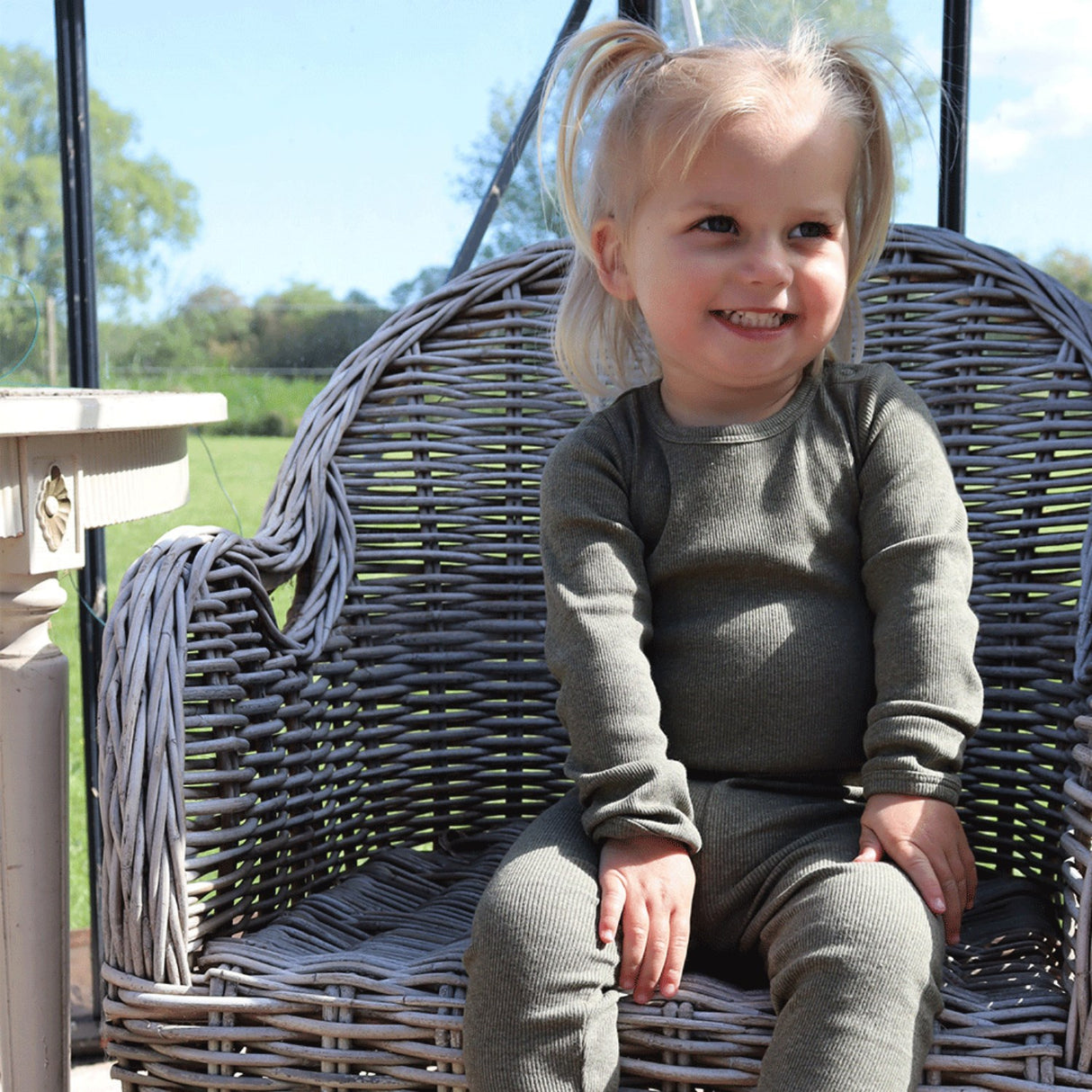 That's Mine Green Melange Petra Bodystocking