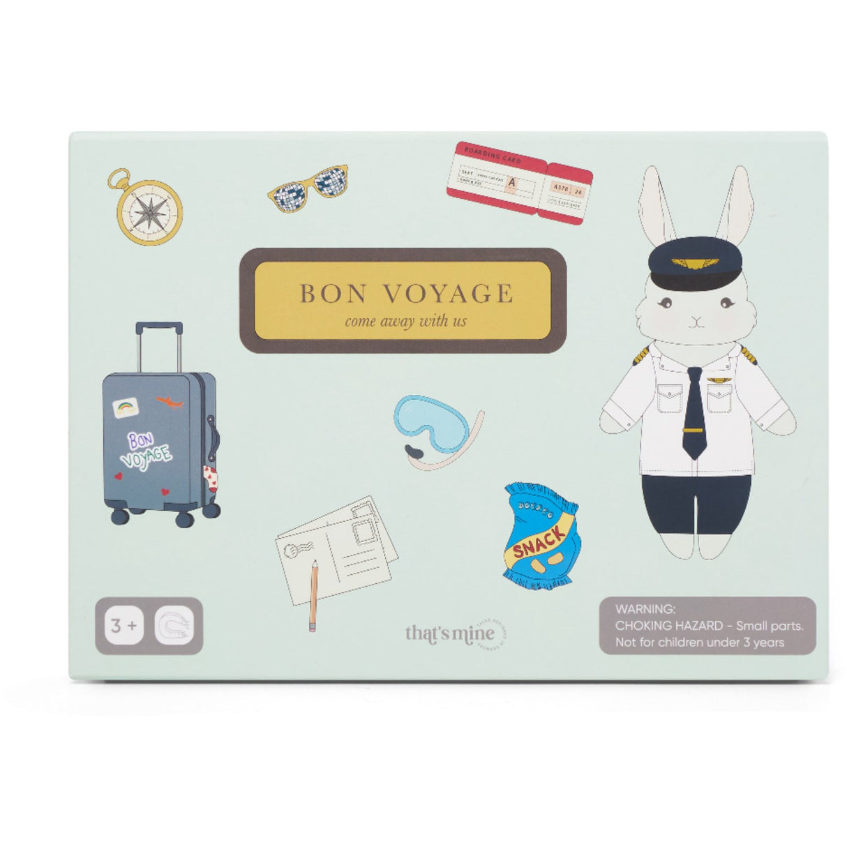 That's Mine Travel Lou Magnetic Box