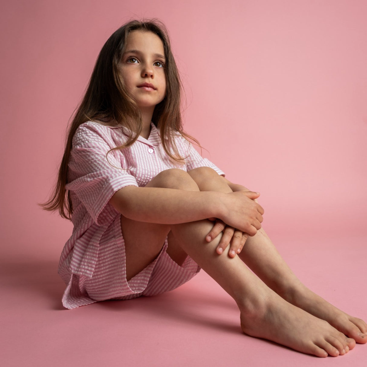 That's Mine Pink Stripe Ino Skjorta