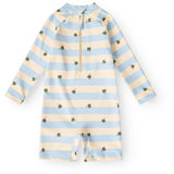 That's Mine Clover Stripes Sune Swim Onesie