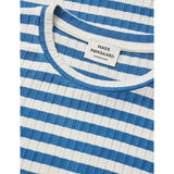 Mads Nørgaard Vanilla Ice/Bright Cobalt 5X5 Classic Stripe Talika Topp