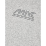 Mads Nørgaard Grey Melange Printed Tee Thorlino Logo Tee