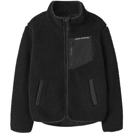 Name It Black Nknmattia Sherpa Jacka Pb1