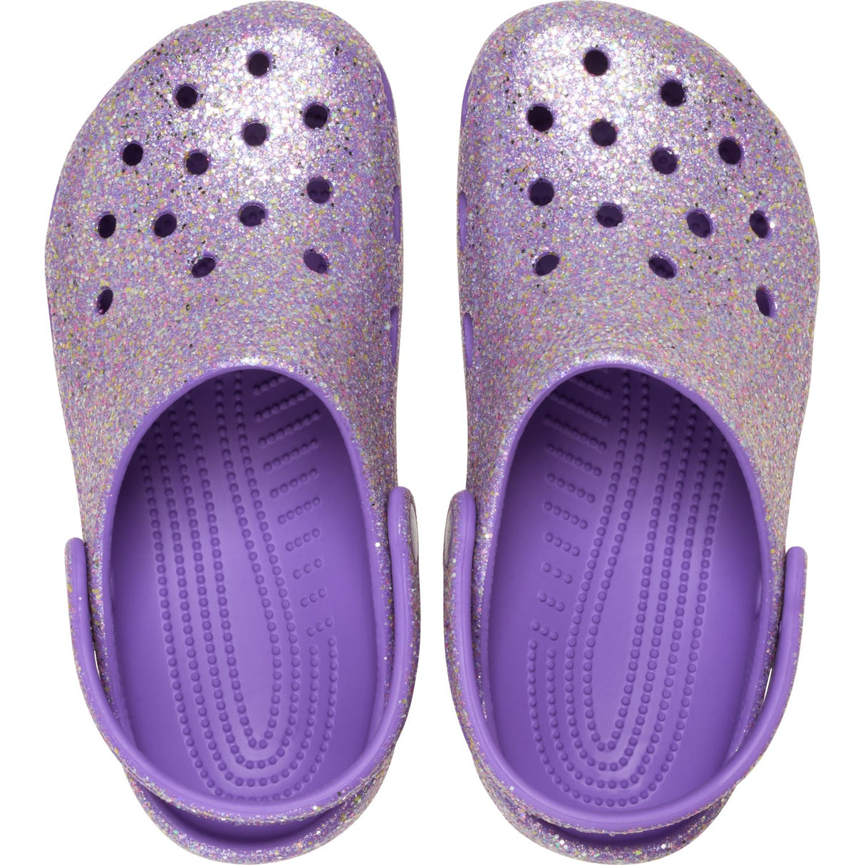 Crocs Purple Classic Fantasy Glitter Clog K Ppl